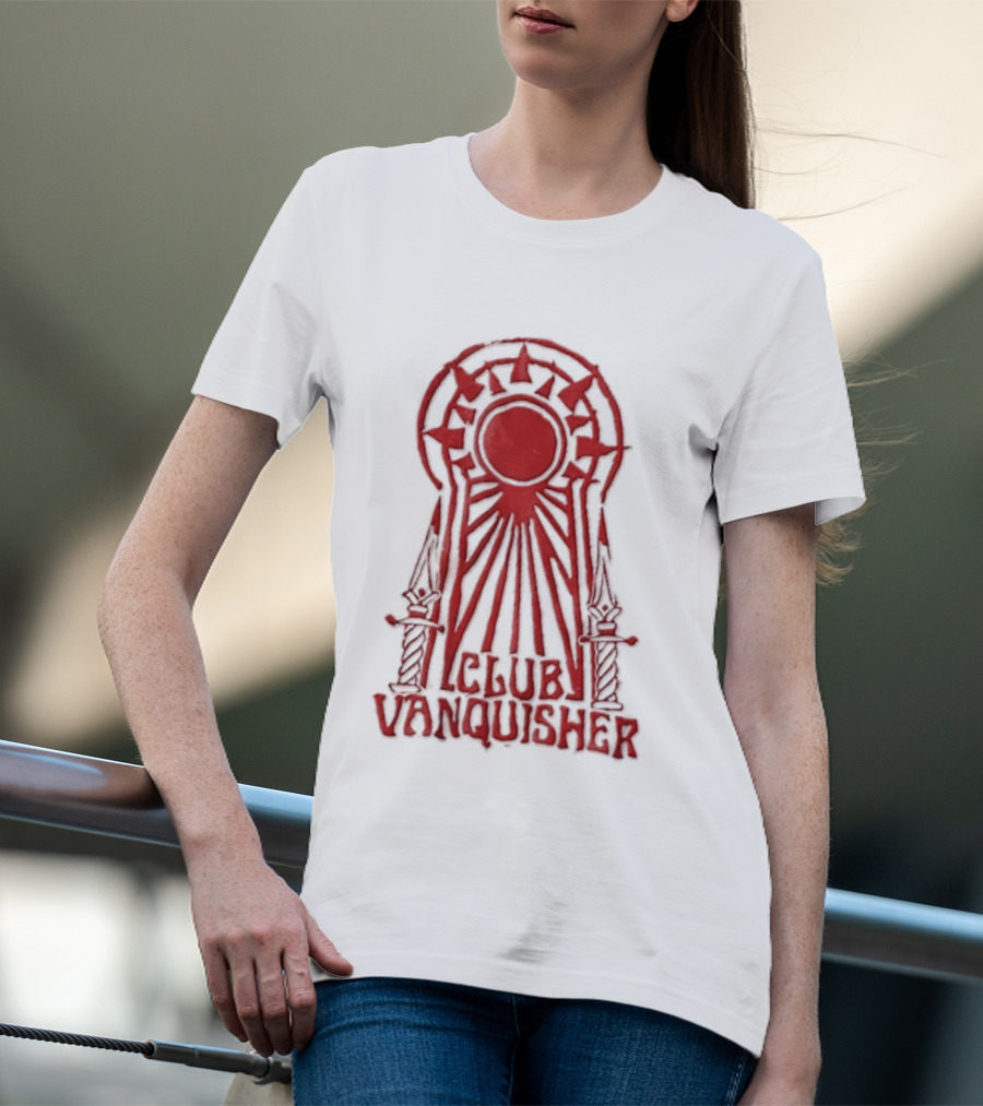 Club Vanquisher Sun With Daggers Red T-Shirt
