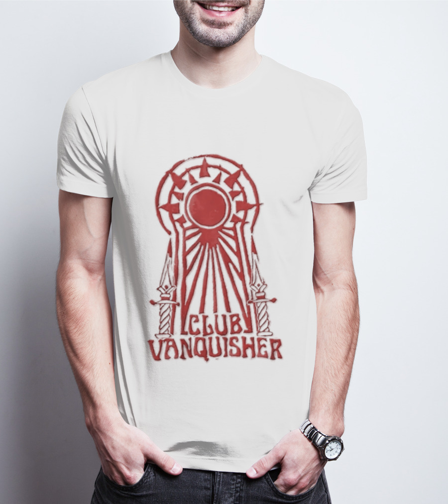Club Vanquisher Sun With Daggers Red T-Shirt