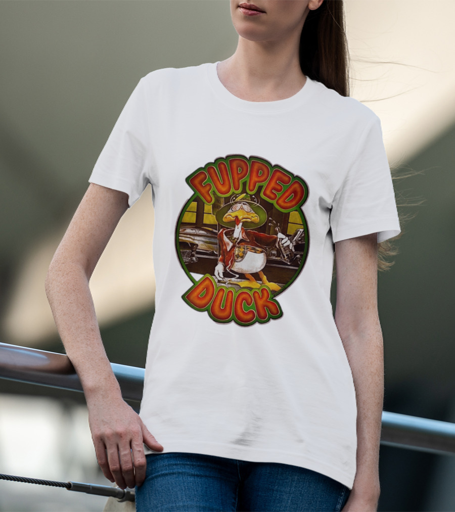 Fupped Duck Vintage Style 1979 Tipsy Cartoon Nostalgia T-Shirt