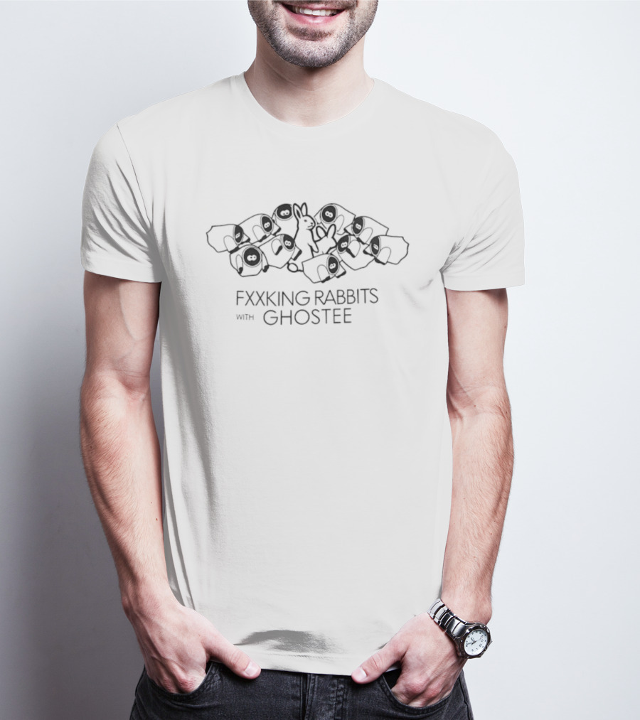 Fxxking Rabbits With Ghostee FR2 Streetwear Collaboration T-Shirt