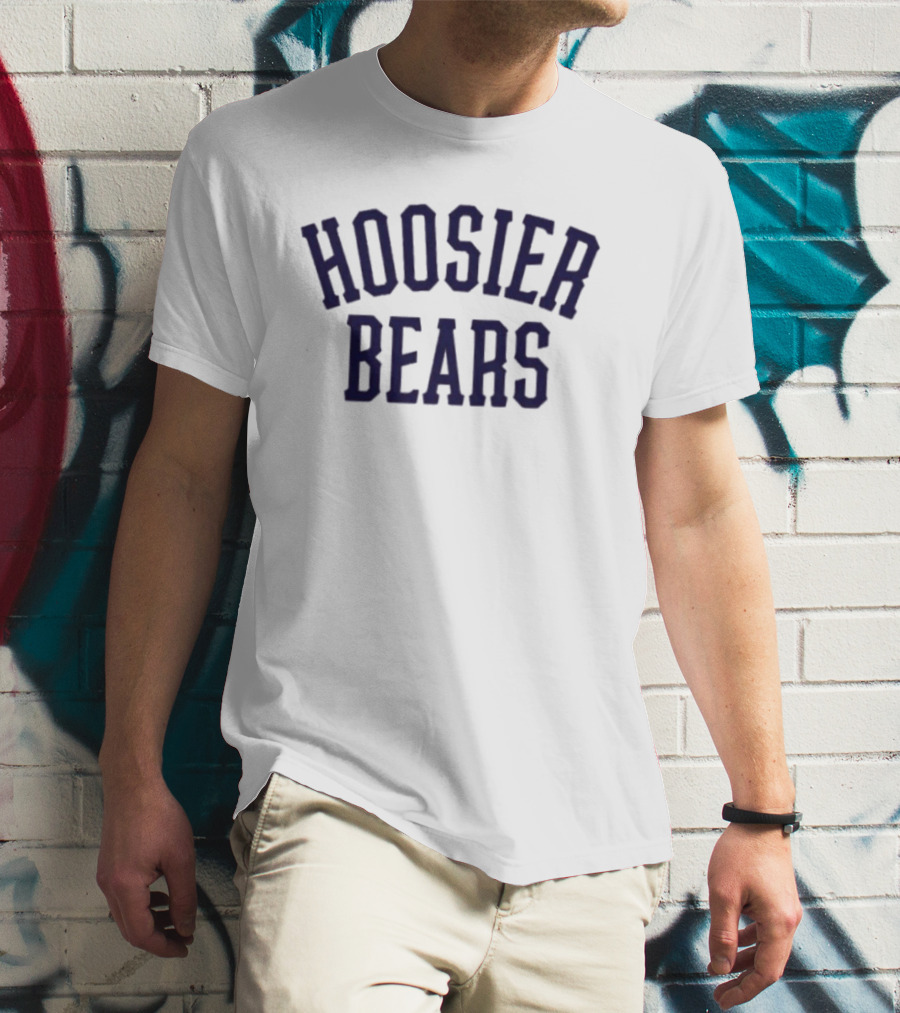 Hoosier Bears Indiana College Sports Team Fan T-Shirt