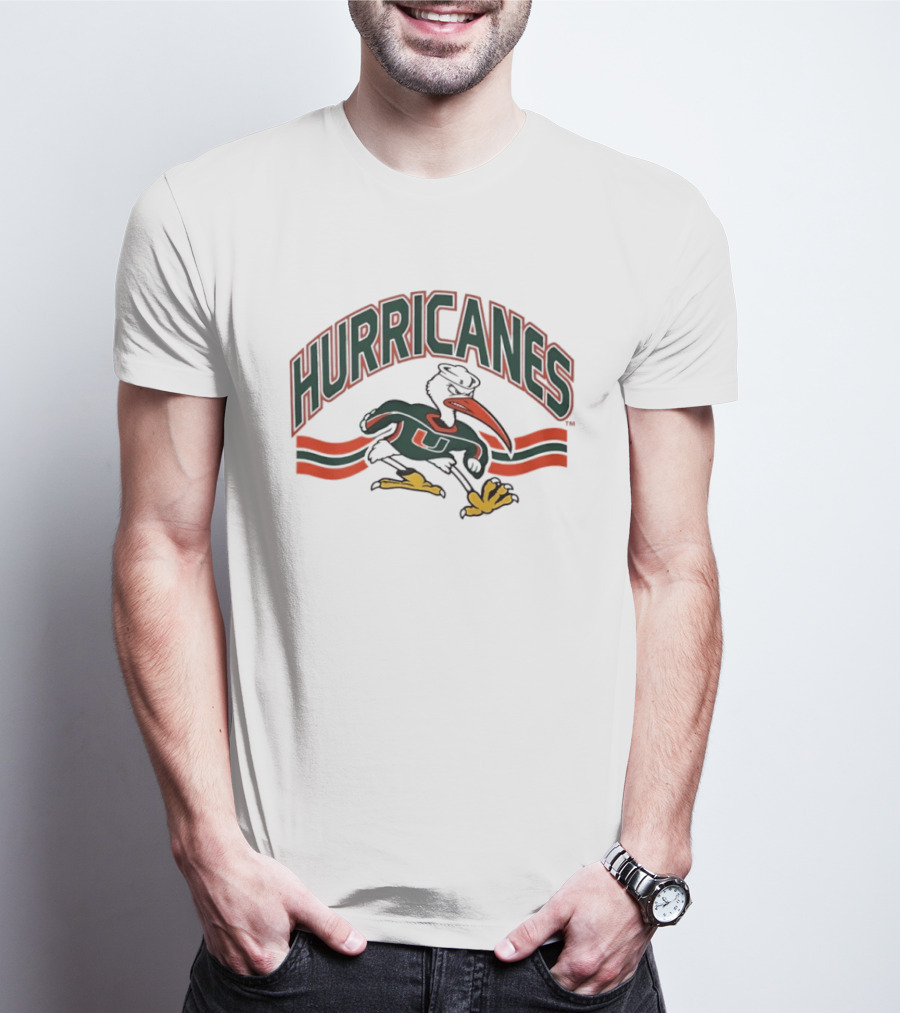 Miami Hurricanes Sebastian The Ibis Sports Team T-Shirt