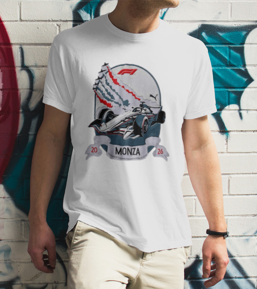 F1 Monza 2026 Italian Grand Prix Puma Racing Car T-Shirt