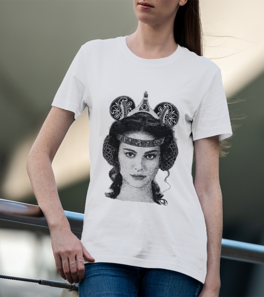 Queen Amidala Oversized Disney Mickey Ears T-Shirt