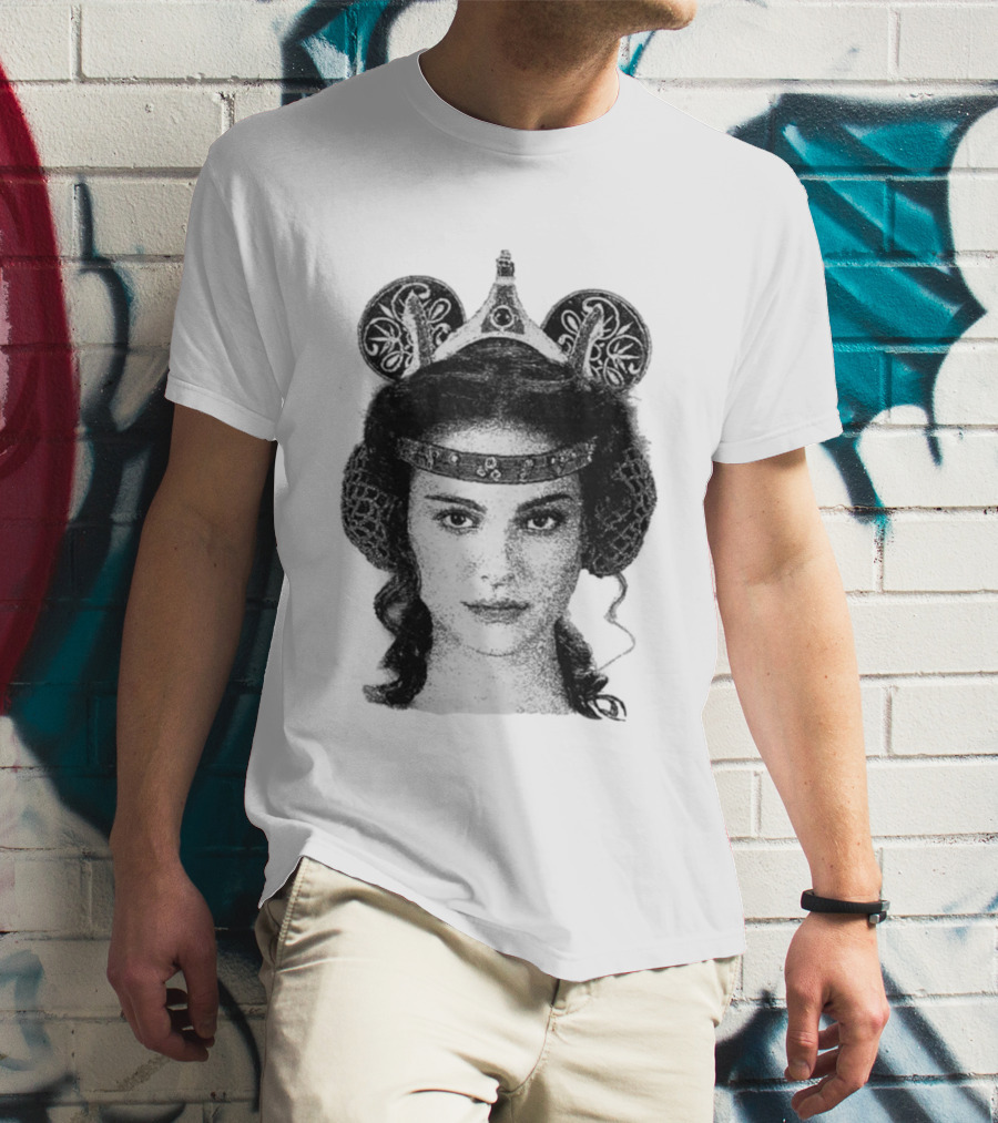 Queen Amidala Oversized Disney Mickey Ears T-Shirt