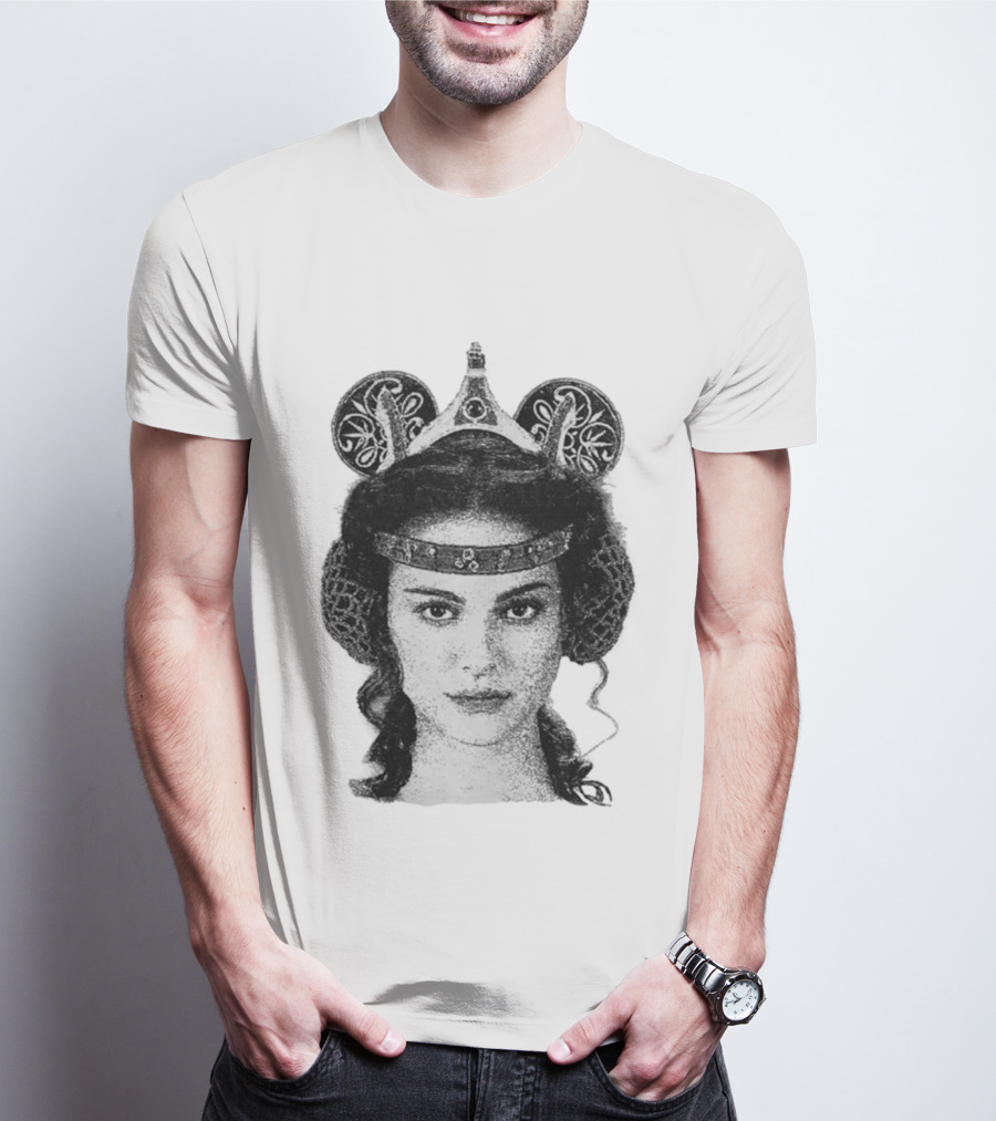 Queen Amidala Oversized Disney Mickey Ears T-Shirt