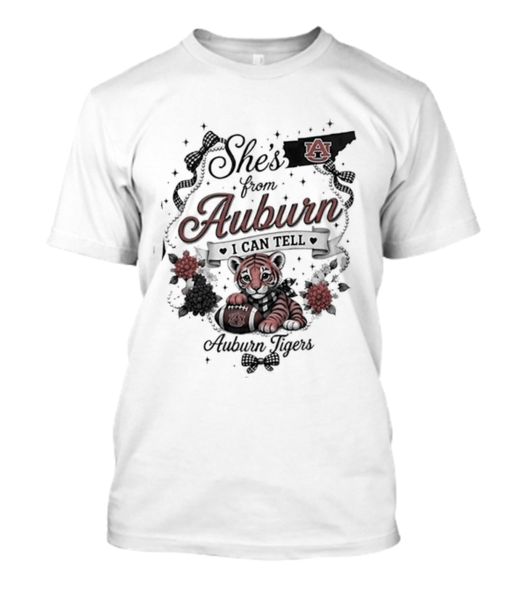 She's From Auburn I Can Tell Auburn Tigers Forever Orange T-Shirt