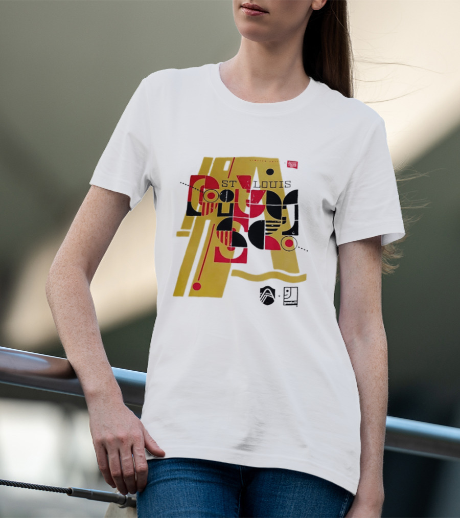St Louis Football Limited Edition Goodwill Geometric Abstract 91 T-Shirt