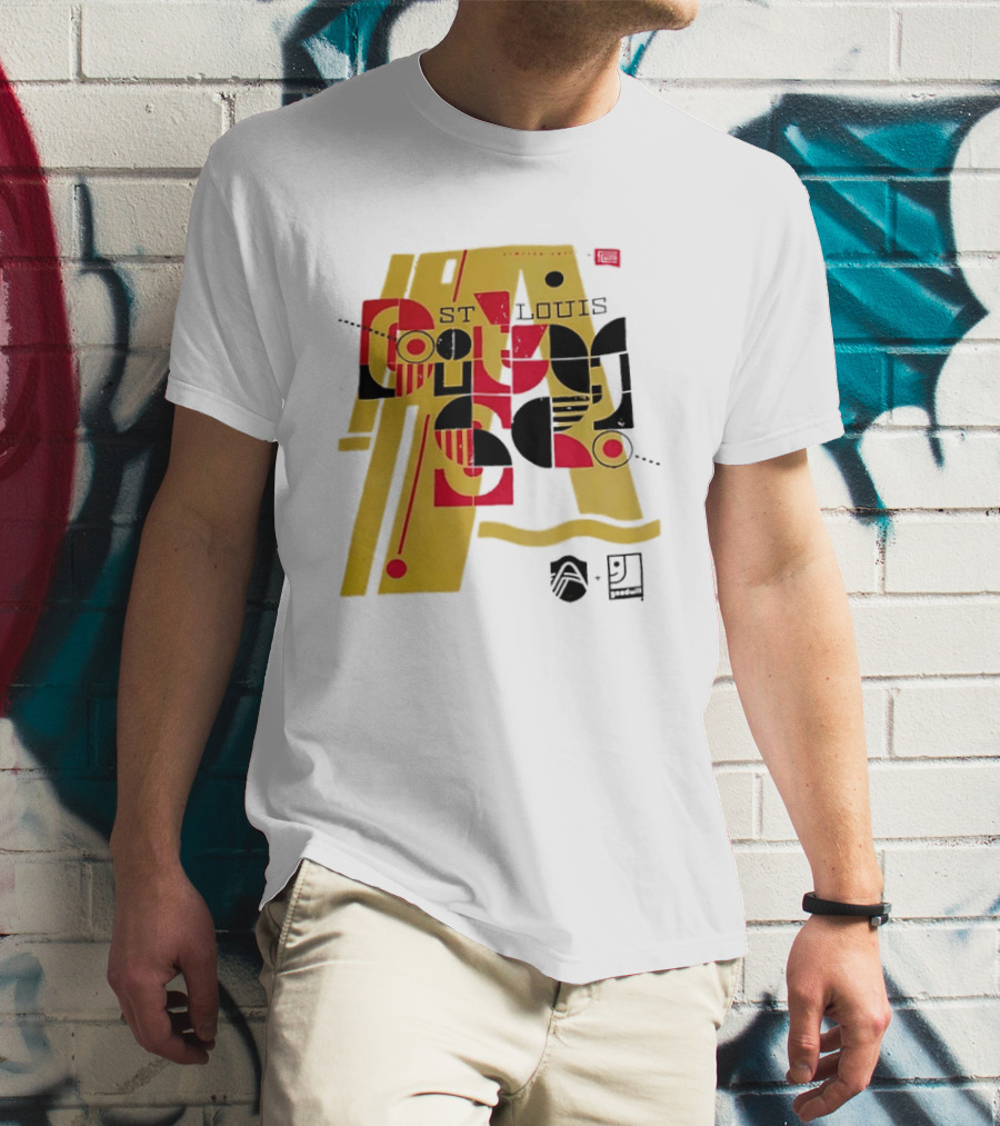 St Louis Football Limited Edition Goodwill Geometric Abstract 91 T-Shirt