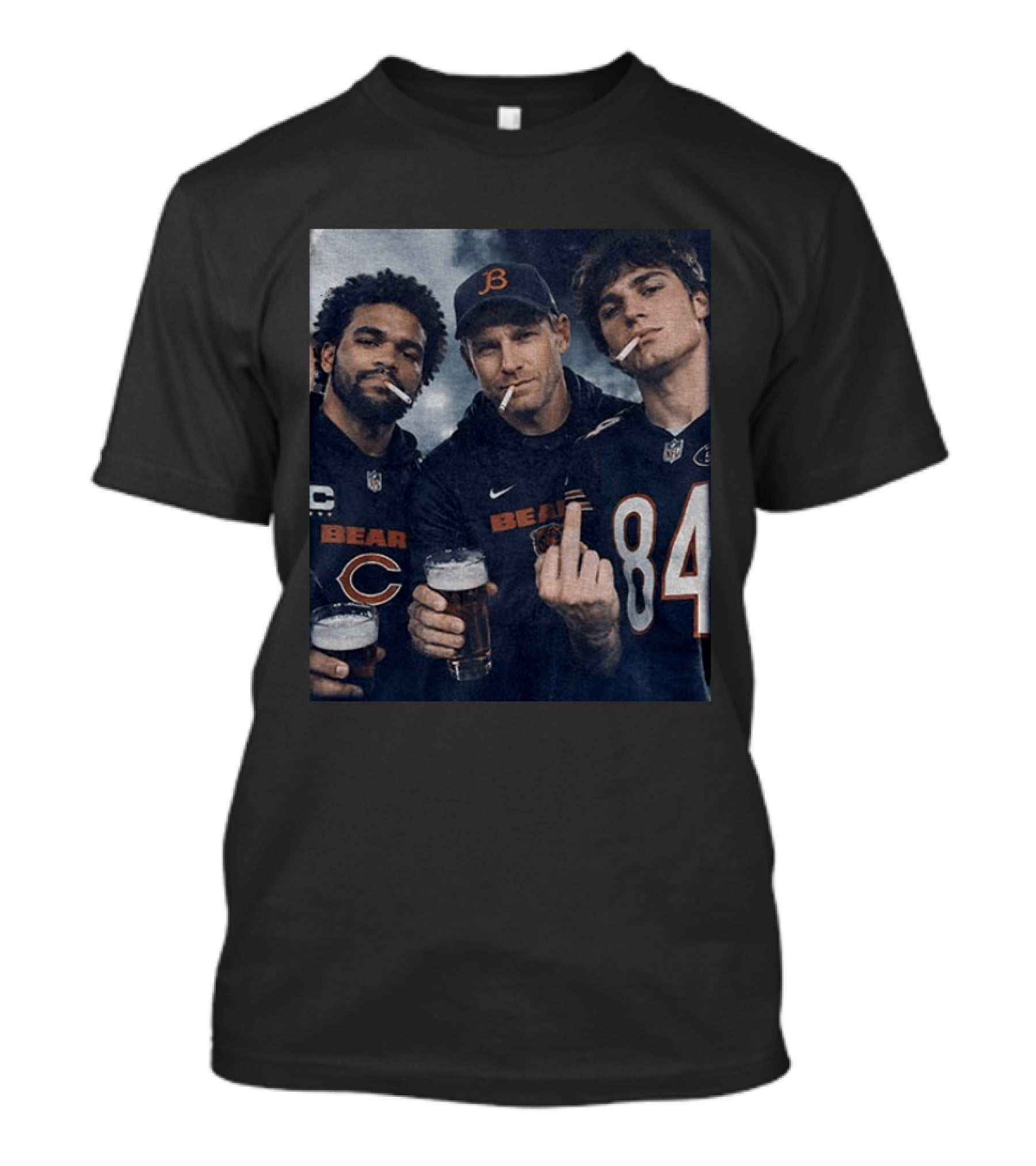 Colston Loveland Caleb Williams Ben Johnson Bears Football T-Shirt
