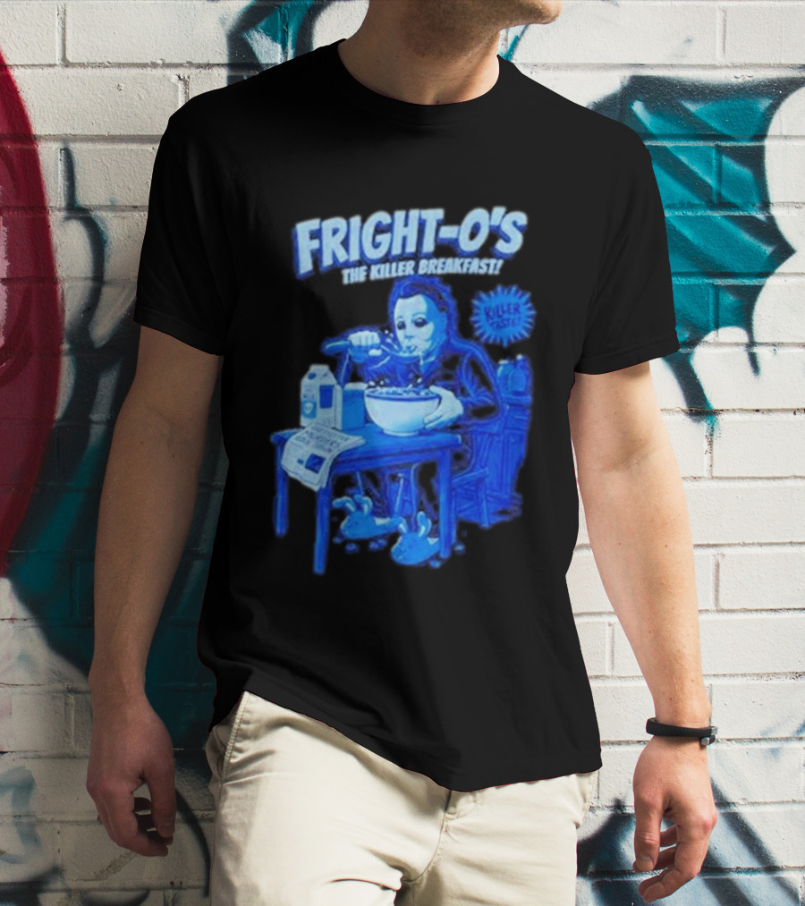 Fright O's The Killer Breakfast Cereal Halloween Michael Myers Killer Taste T-Shirt