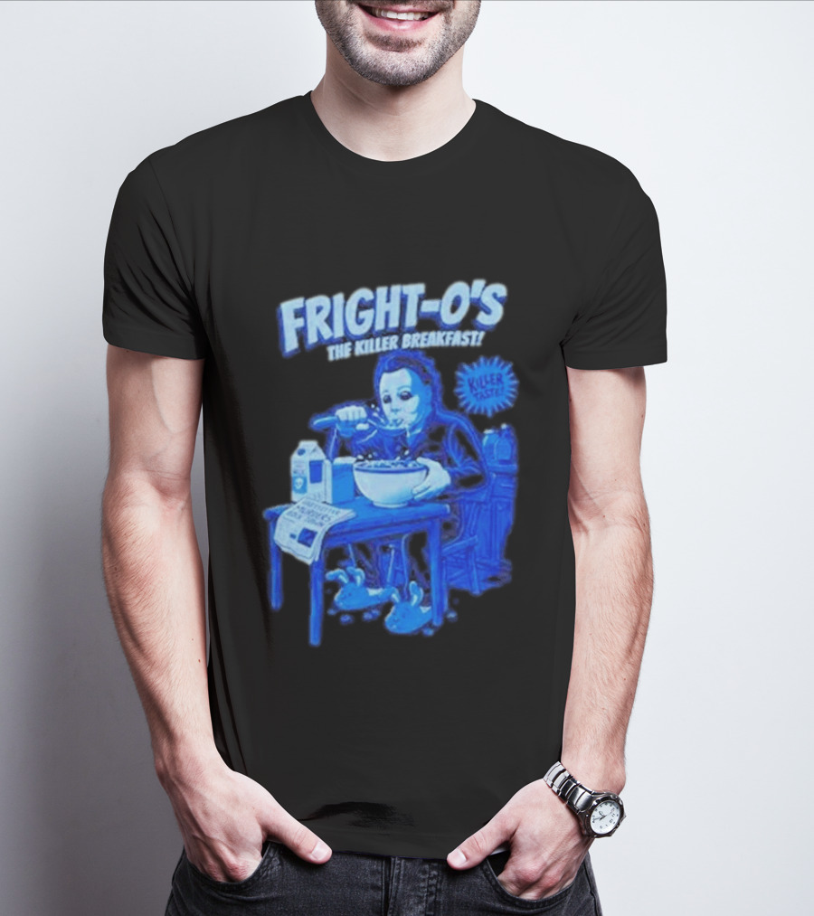 Fright O's The Killer Breakfast Cereal Halloween Michael Myers Killer Taste T-Shirt