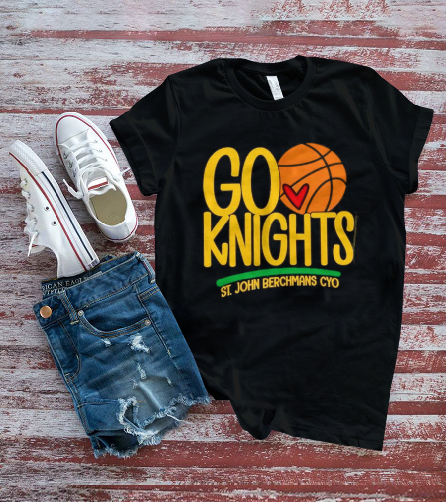 Go Knights St. John Berchmans CYO Basketball Pride T-Shirt