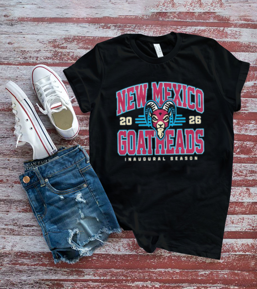 New Mexico Goatheads 2026 Inaugural Season Hockey T-Shirt