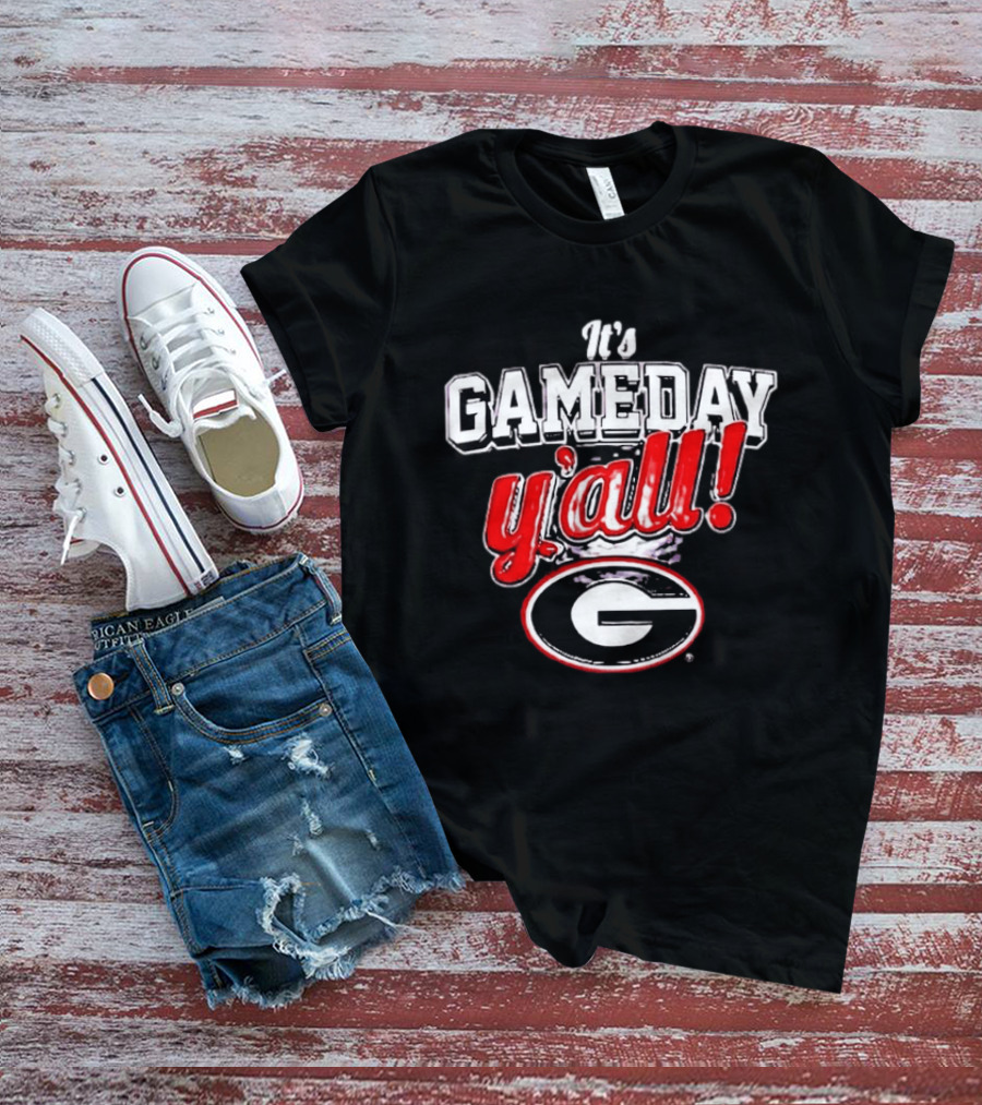 It's Gameday Y'all Georgia Bulldogs UGA Football T-Shirt