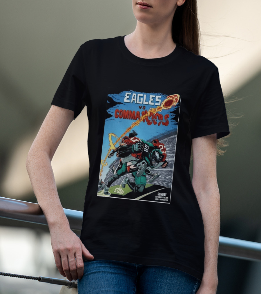 Eagles Vs Commanders September 13 2026 Lincoln Financial Field Football T-Shirt
