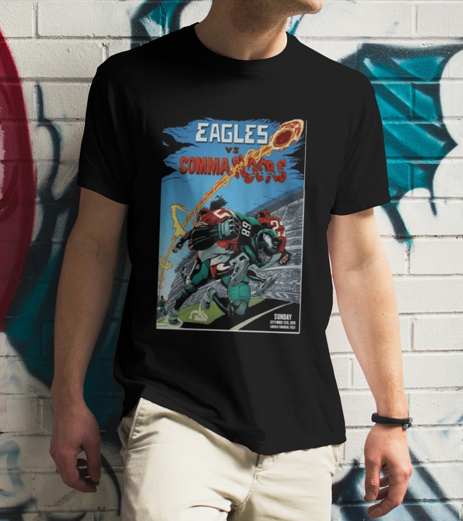Eagles Vs Commanders September 13 2026 Lincoln Financial Field Football T-Shirt