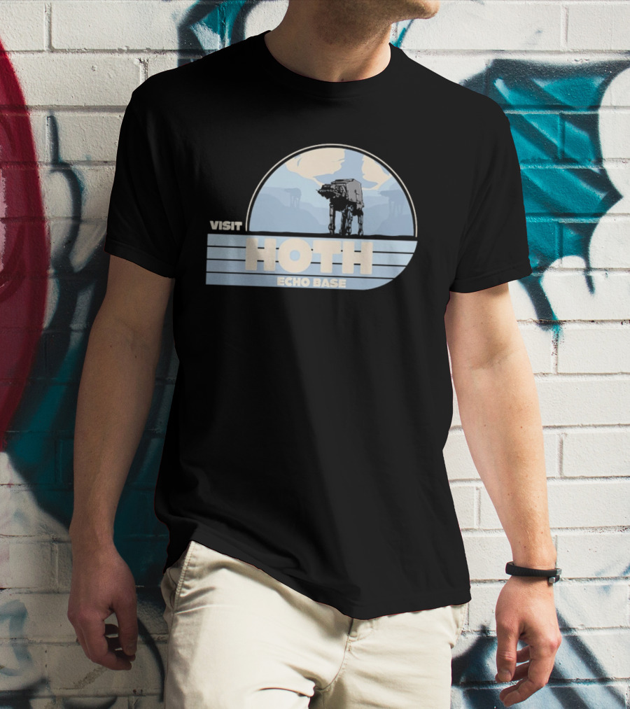 Visit Hoth Echo Base Star Wars AT AT Adventure T-Shirt