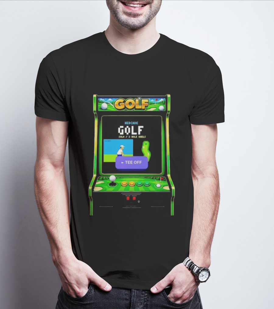 Webcade Golf Arcade Off Solo 3 Hole Duels T-Shirt