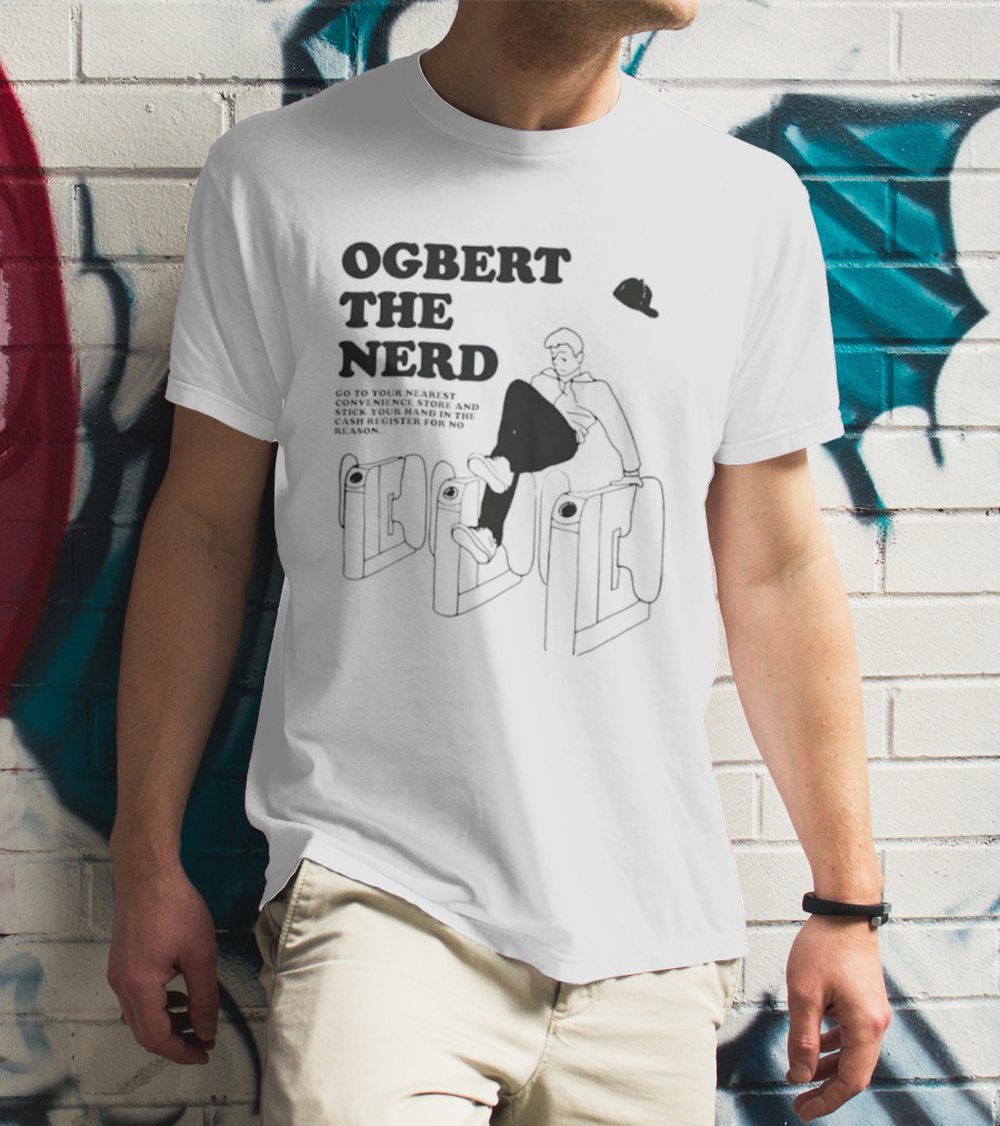 Ogbert The Nerd Convenience Store Cash Register Mischief T-Shirt