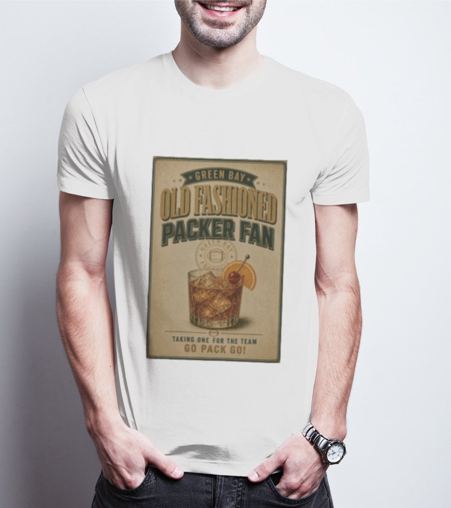 Green Bay Old Fashioned Packer Fan Taking One For The Team Go Pack Go T-Shirt