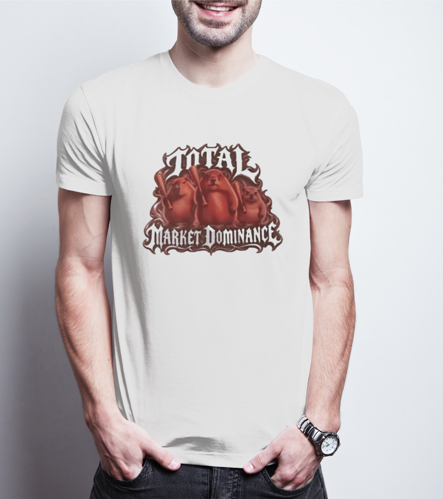 Total Market Dominance Groundhog Baseball Bats T-Shirt