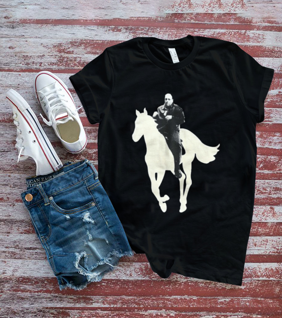 James Gandolfini The Sopranos Horse Riding T-Shirt