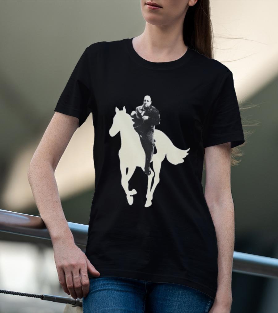 James Gandolfini The Sopranos Horse Riding T-Shirt