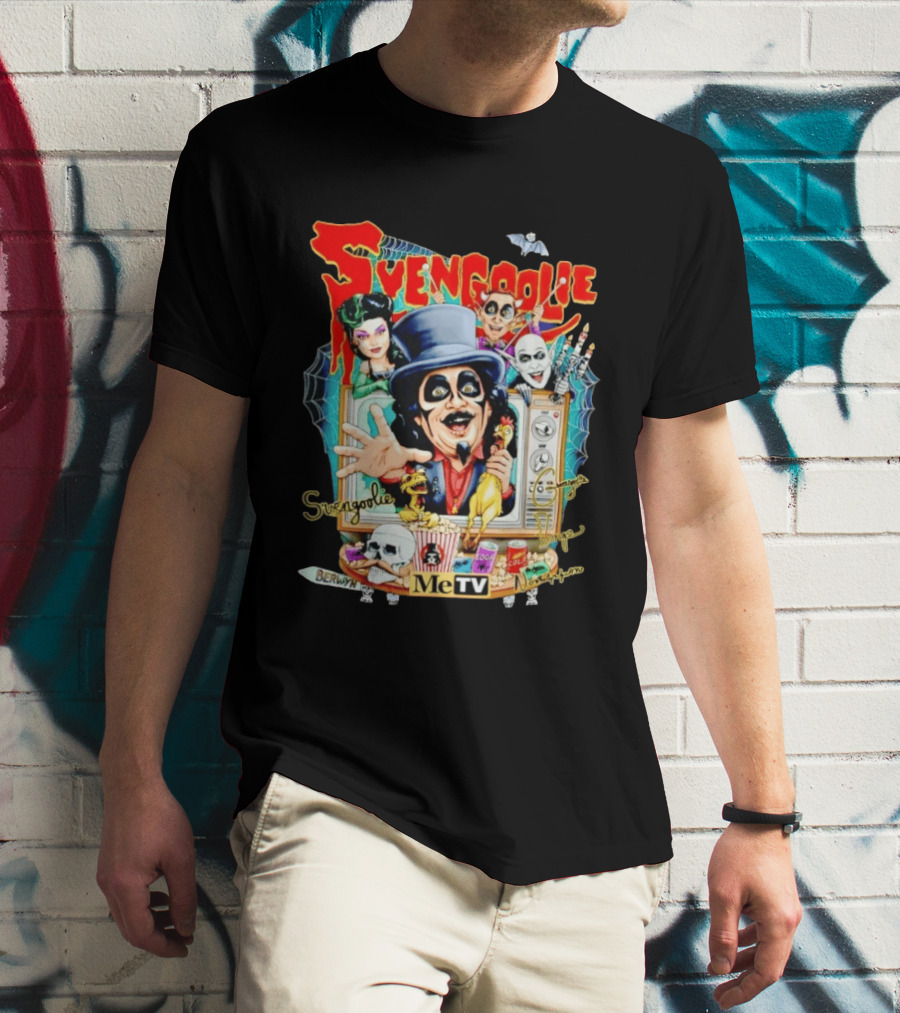 Svengoolie Berwyn MeTV Horror Characters And Spooky Fun T-Shirt