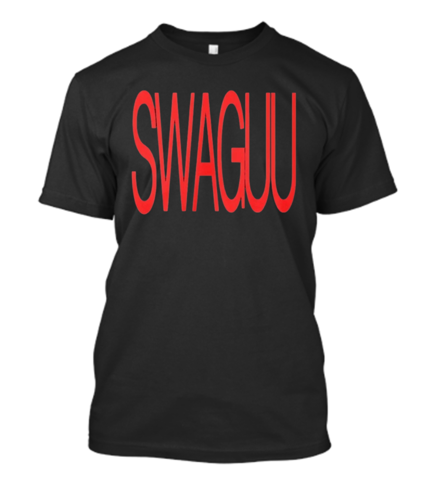 SWAGUU Slang Urban Streetwear Bold Red T-Shirt