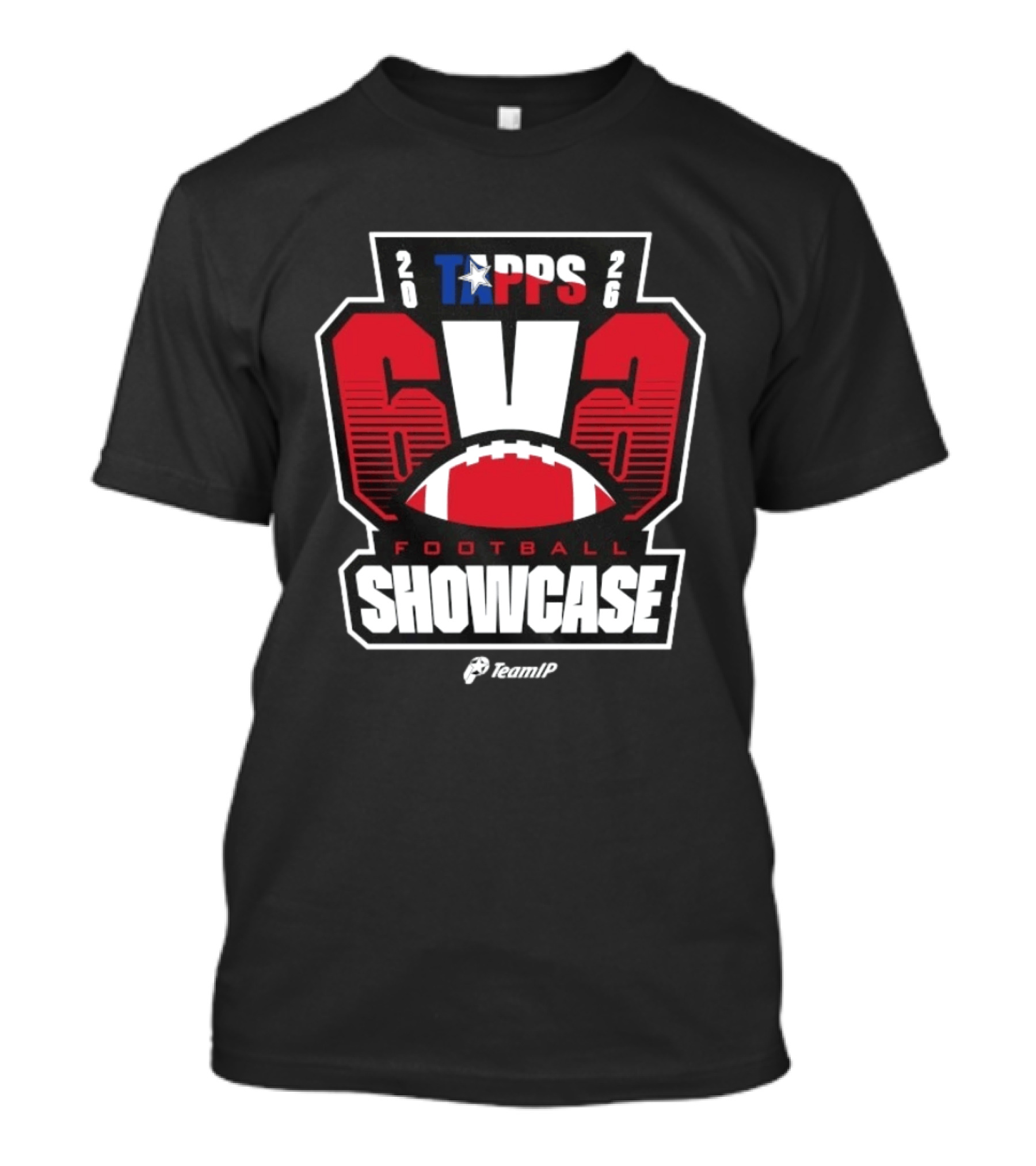 TAPPS 2026 6v6 Football Showcase TeamIP T-Shirt
