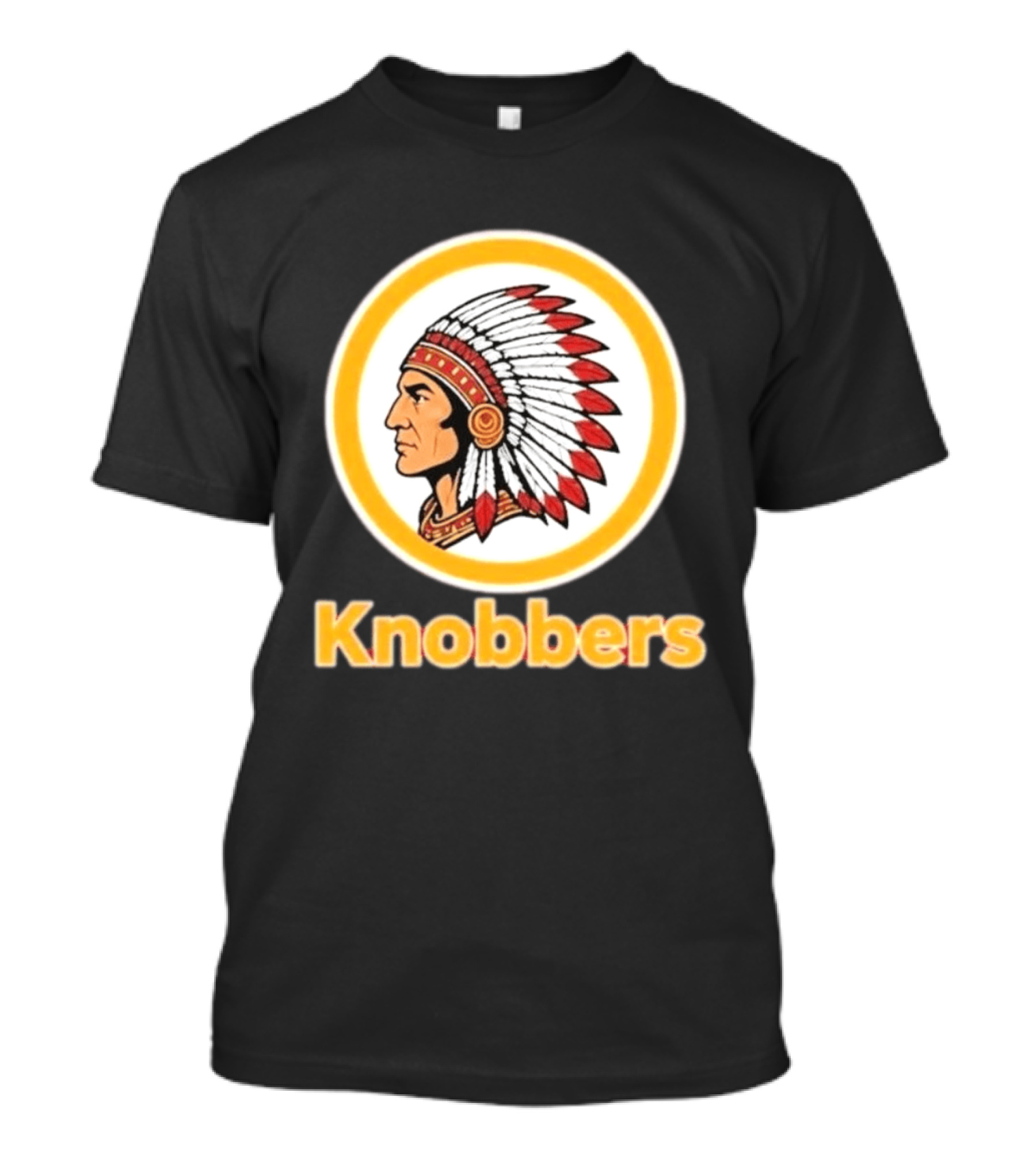 Washington Redskins Knobbers Native American Head T-Shirt