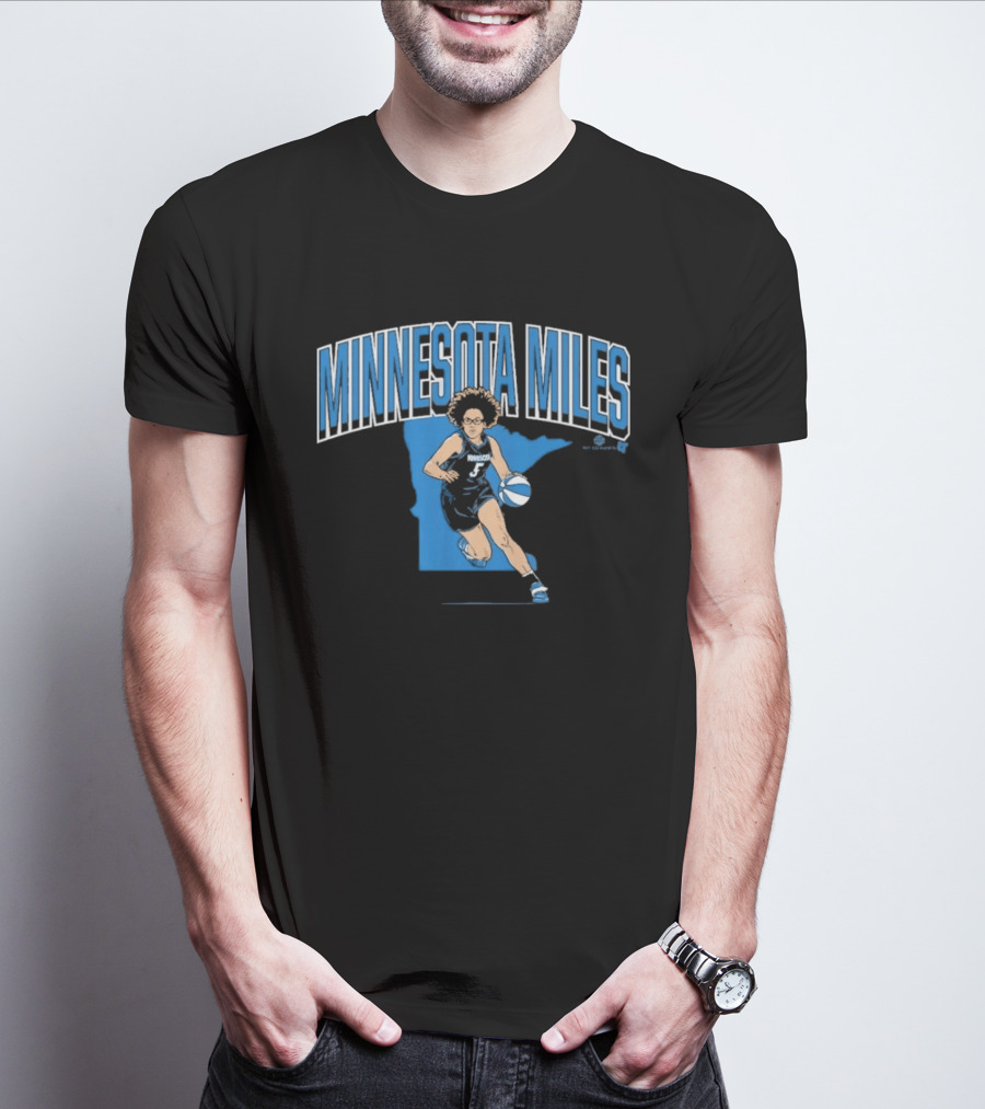 Minnesota Miles Basketball Player In Action T-Shirt
