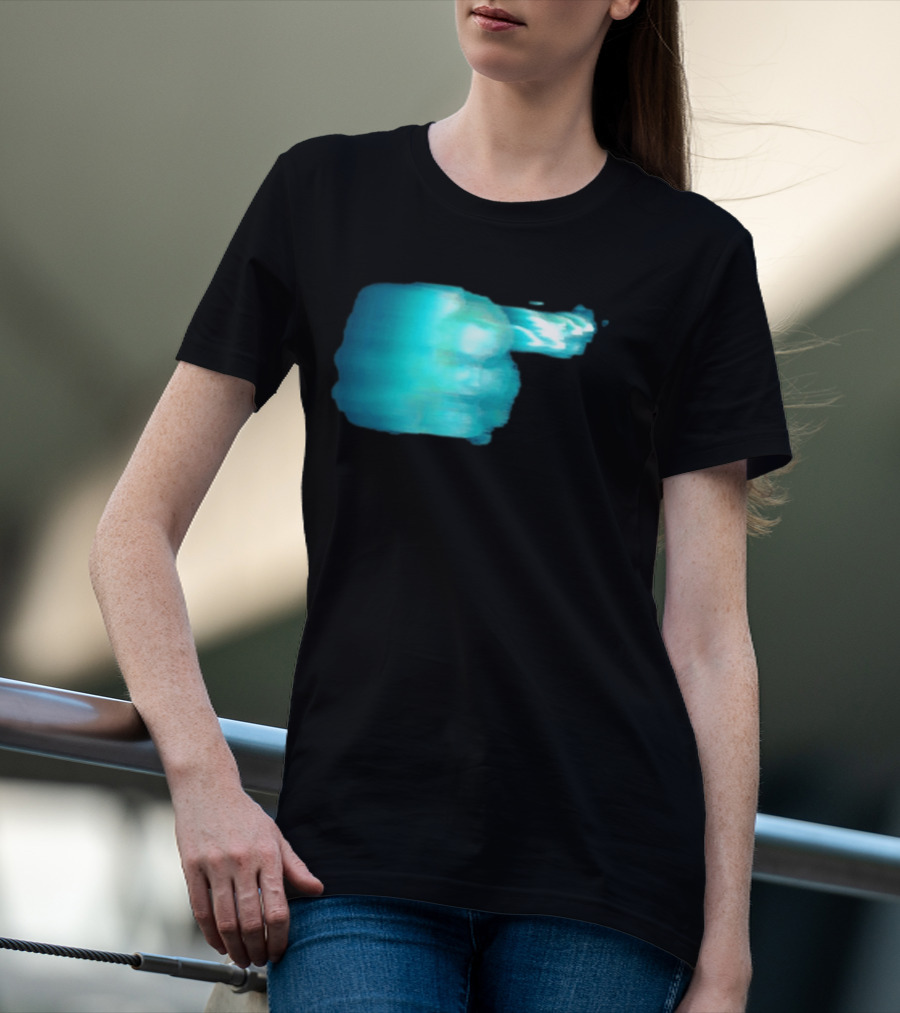 Phoebe Bridgers The Lost Tour 2026 Cyan Electric Aura T-Shirt