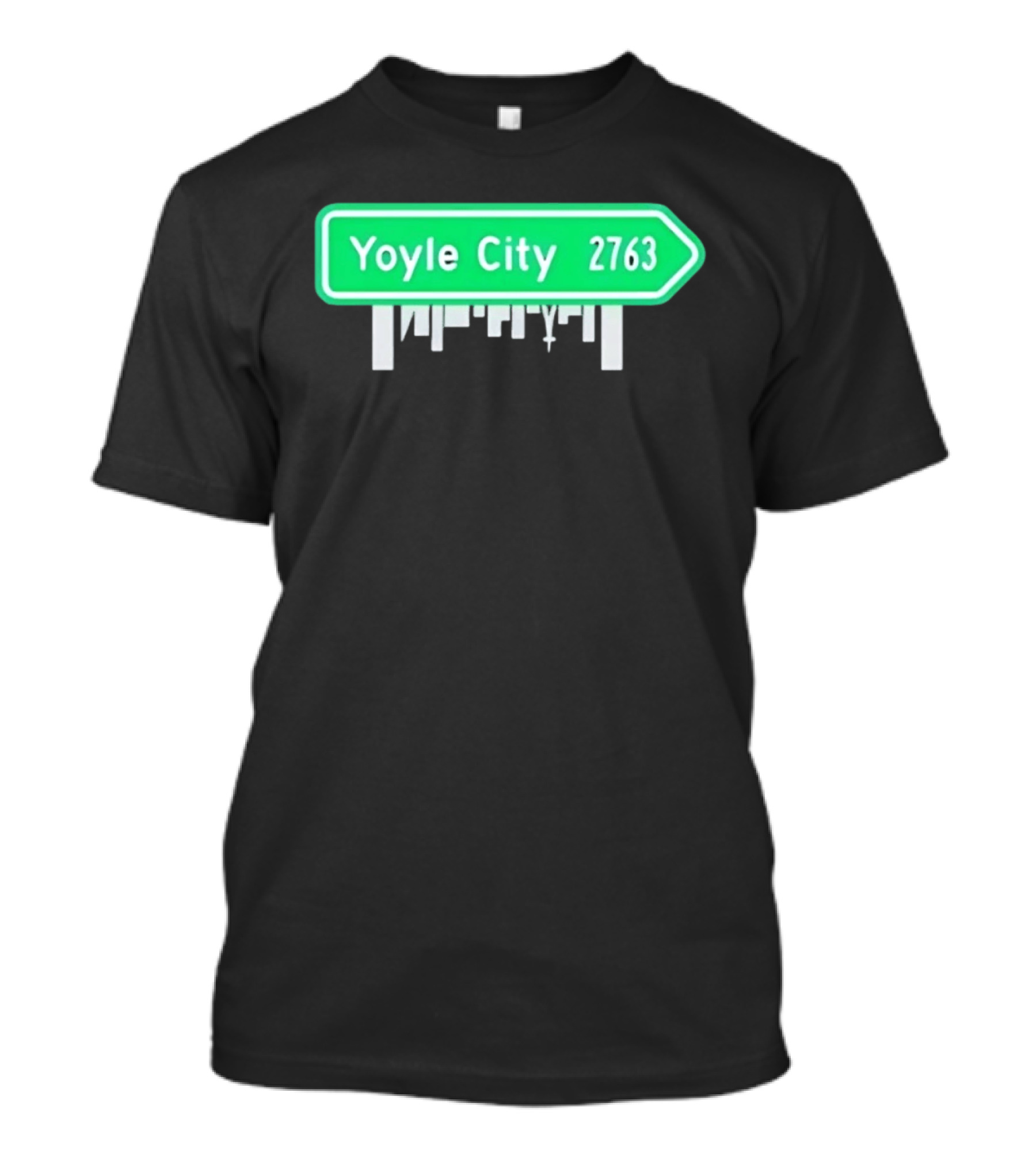 Yoyle City 2763 Road Sign Battle For Dream Island Series T-Shirt