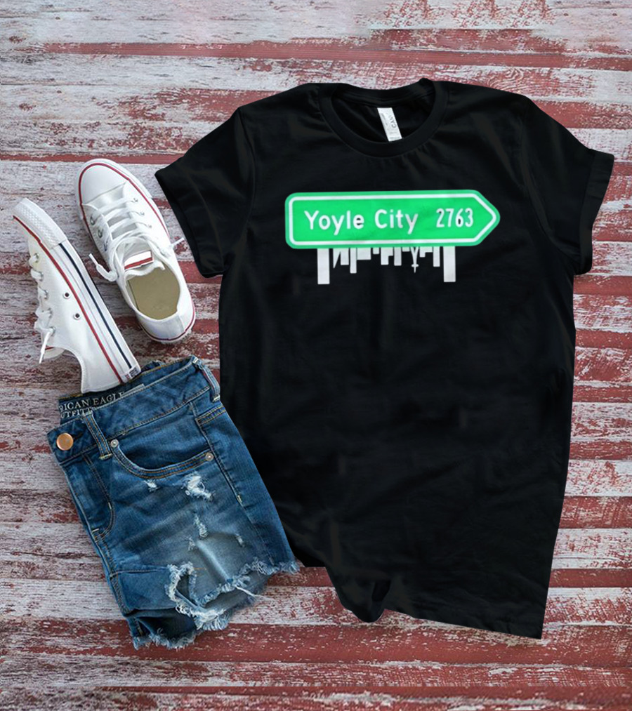 Yoyle City 2763 Road Sign Battle For Dream Island Series T-Shirt