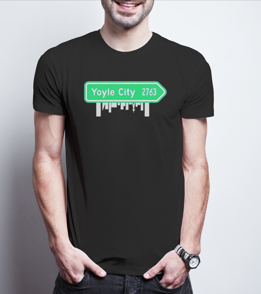 Yoyle City 2763 Road Sign Battle For Dream Island Series T-Shirt
