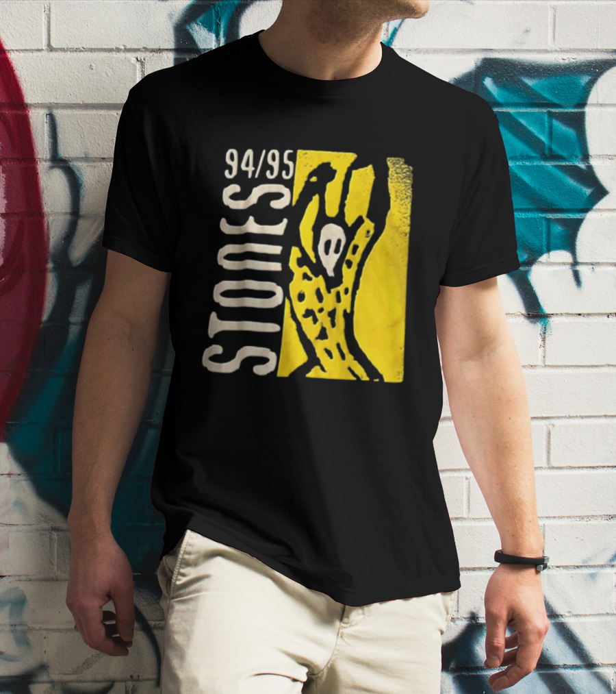 Stones 94 95 Yellow Voodoo Creature Sketch T-Shirt