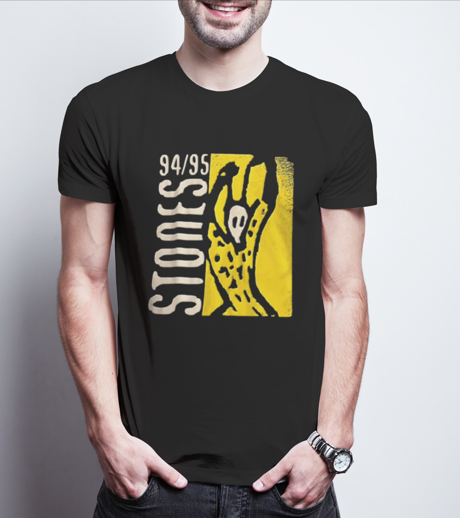 Stones 94 95 Yellow Voodoo Creature Sketch T-Shirt