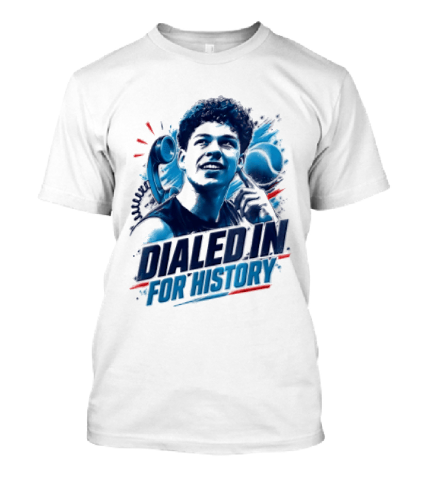 Ben Shelton Dialed In For History Tennis US Open T-Shirt