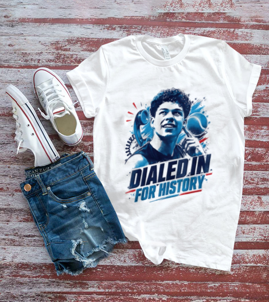 Ben Shelton Dialed In For History Tennis US Open T-Shirt