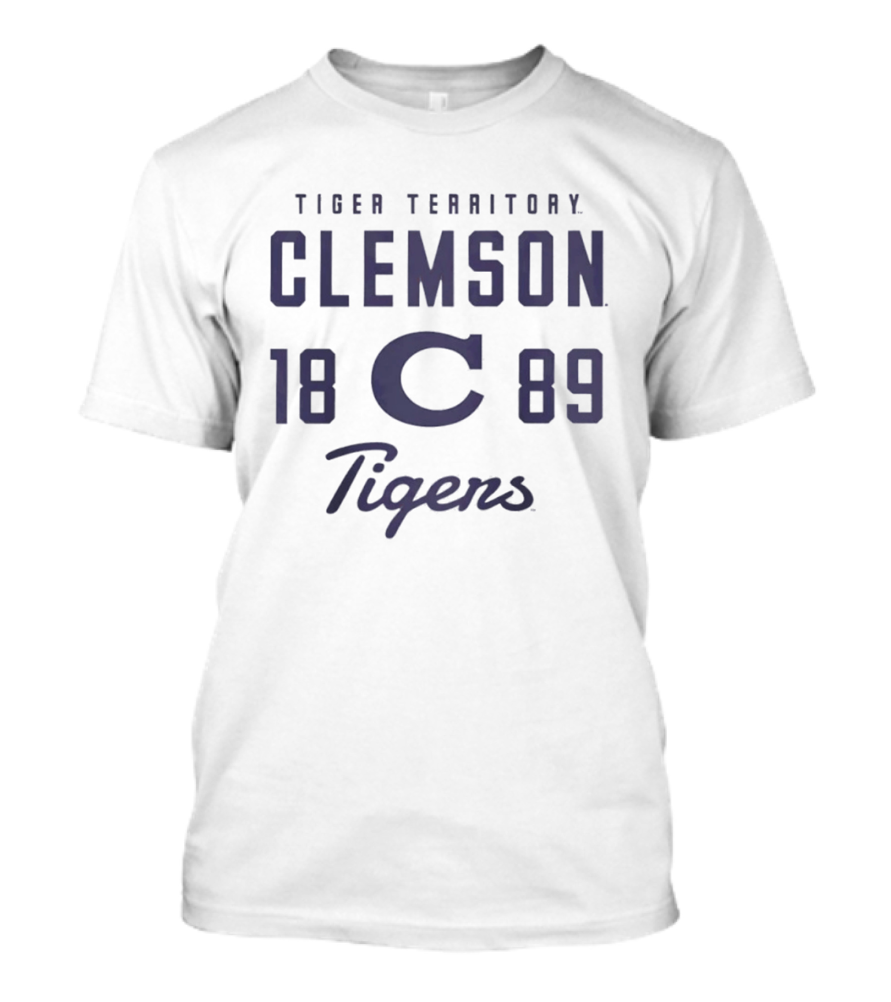 Tiger Territory Clemson Tigers 1889 College Football T-Shirt