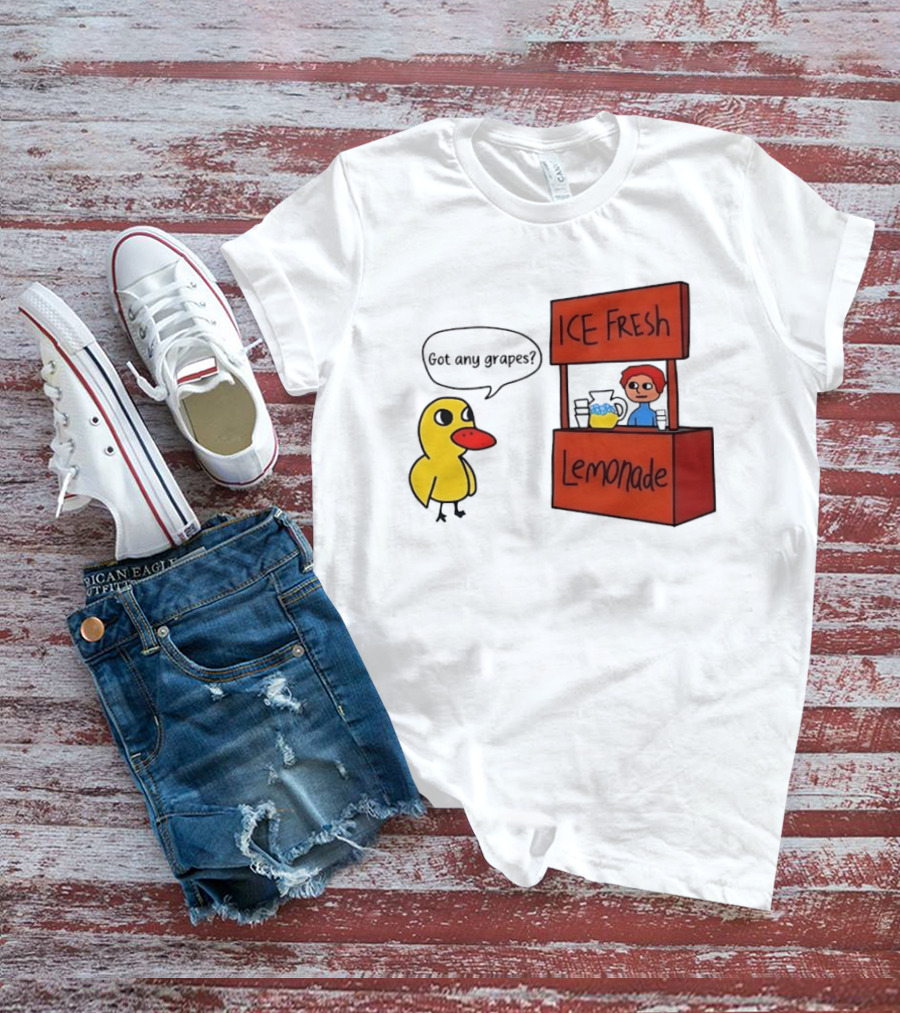 Got Any Grapes Duck Ice Fresh Lemonade Stand T-Shirt