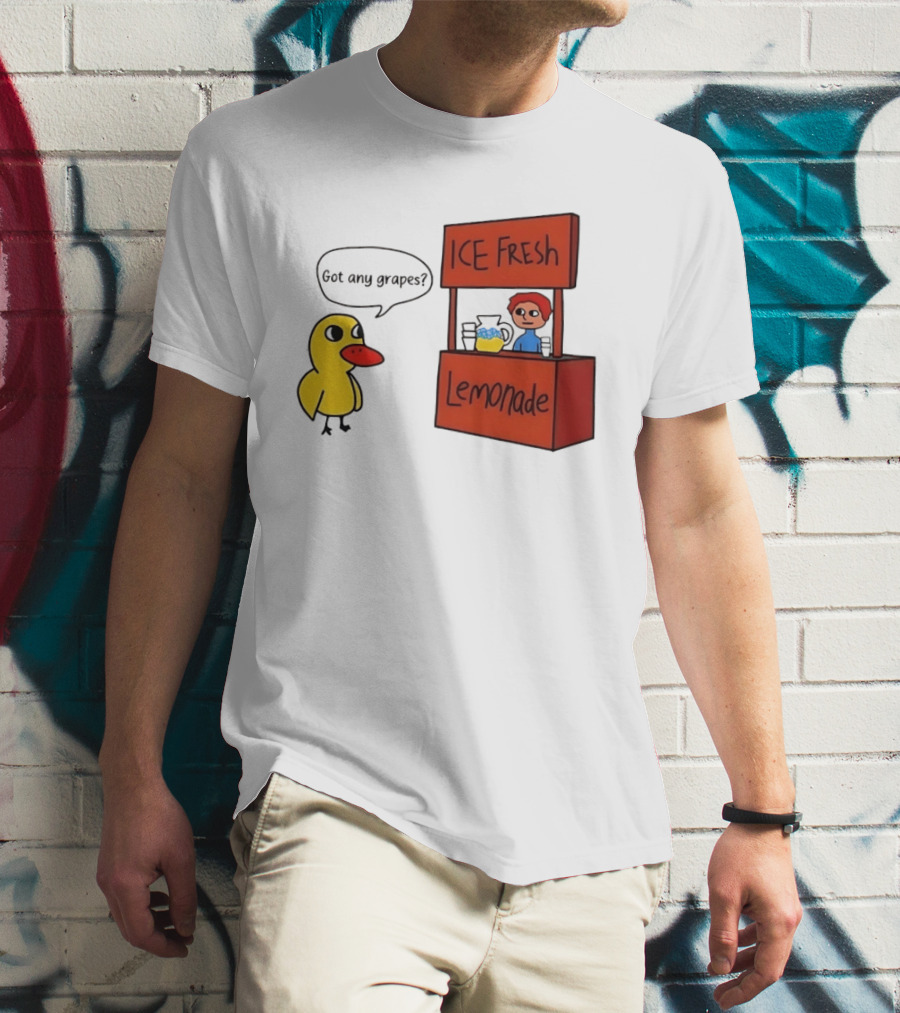 Got Any Grapes Duck Ice Fresh Lemonade Stand T-Shirt