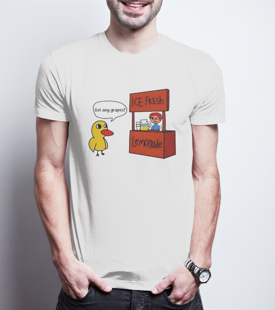 Got Any Grapes Duck Ice Fresh Lemonade Stand T-Shirt