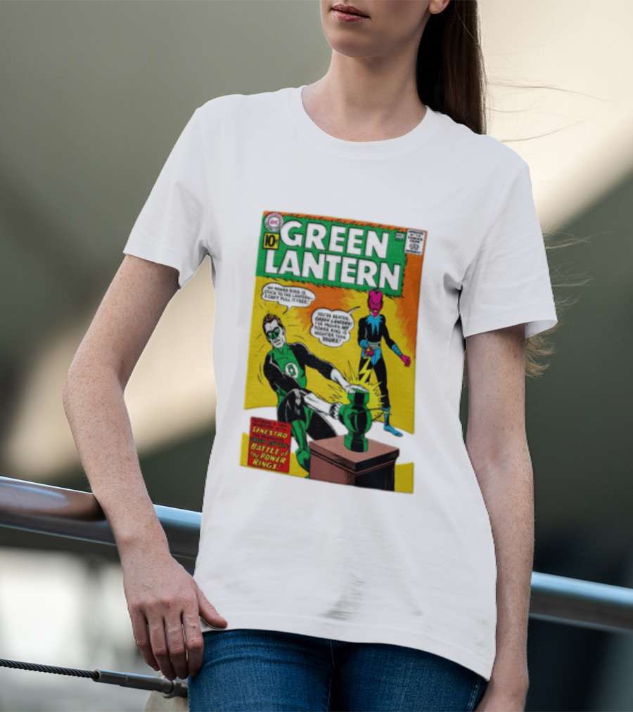 Green Lantern Sinestro Battle Of The Power Rings Comic Cover DC Comics T-Shirt
