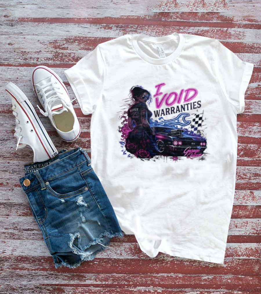 I Void Warranties Garage Queen Car Mechanic T-Shirt
