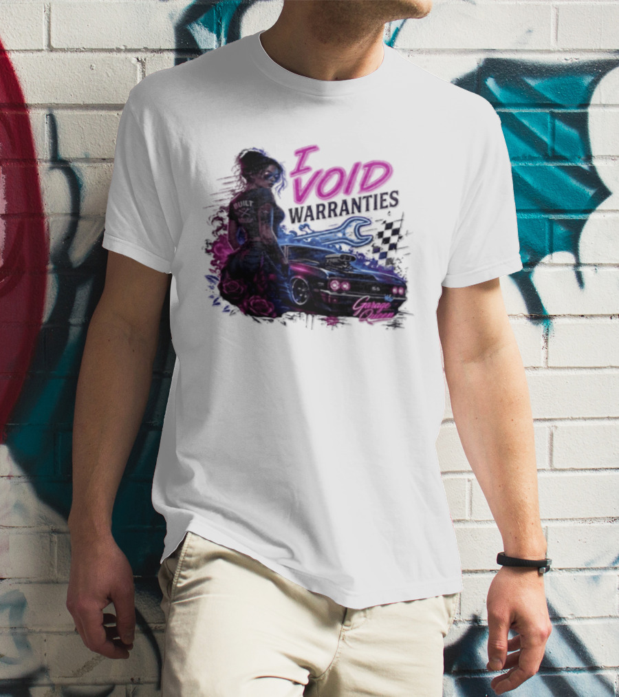 I Void Warranties Garage Queen Car Mechanic T-Shirt