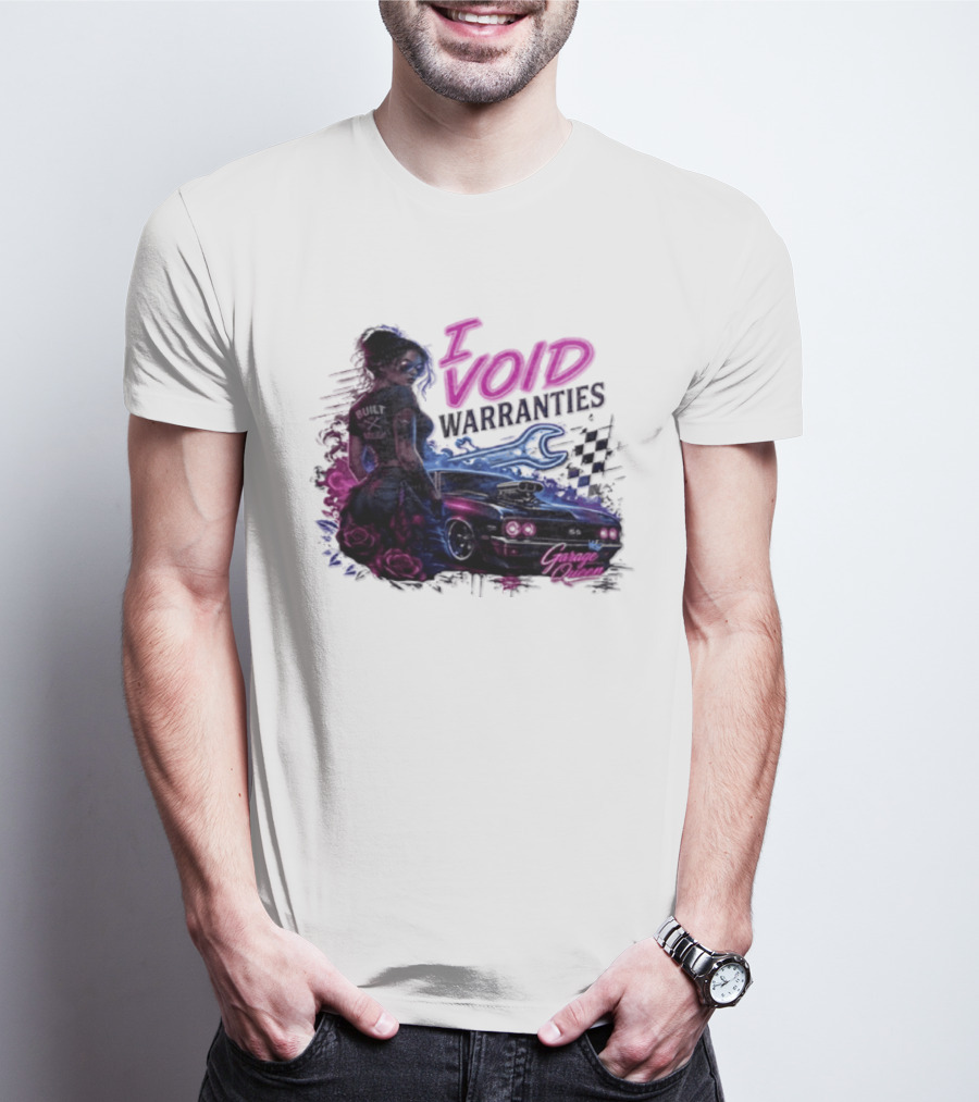 I Void Warranties Garage Queen Car Mechanic T-Shirt