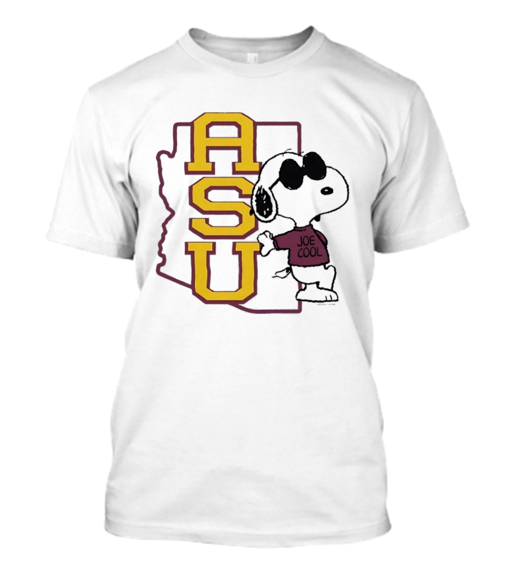 ASU Joe Cool Snoopy Arizona State University T-Shirt